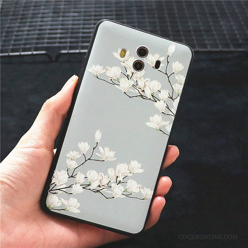 Huawei Mate 10 Coque Personnalité Fluide Doux Multicolore Incassable Étui Tendance Protection