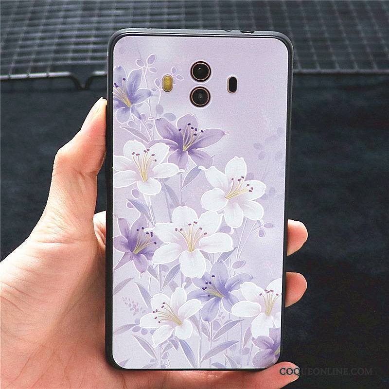 Huawei Mate 10 Coque Personnalité Fluide Doux Multicolore Incassable Étui Tendance Protection