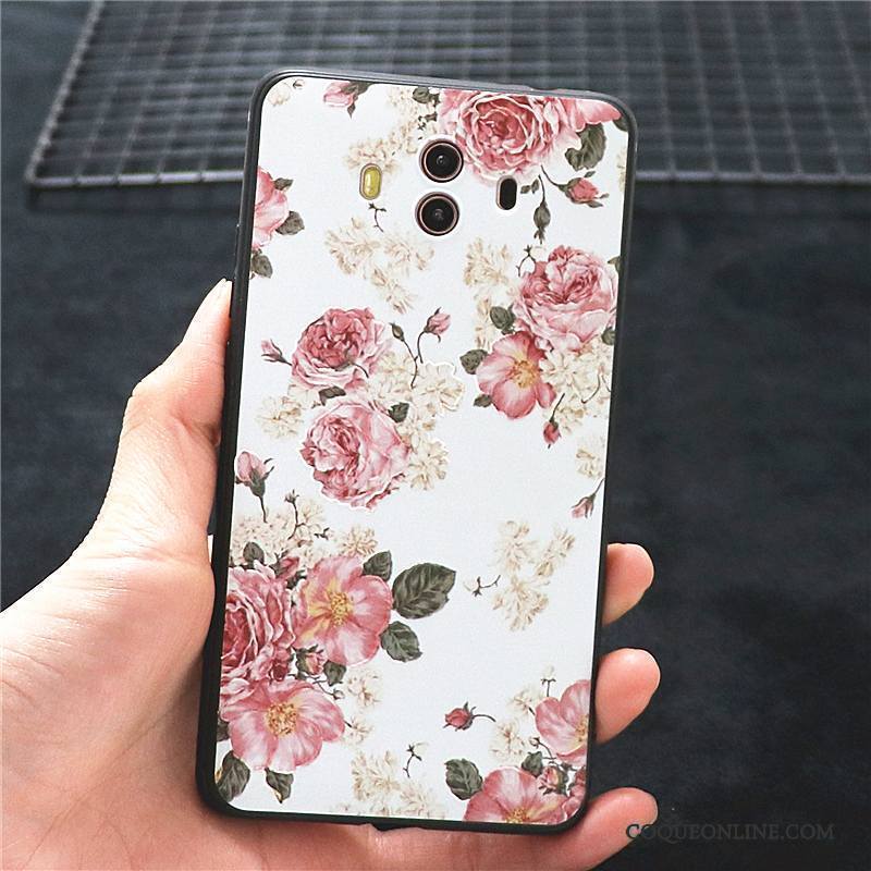 Huawei Mate 10 Coque Personnalité Fluide Doux Multicolore Incassable Étui Tendance Protection