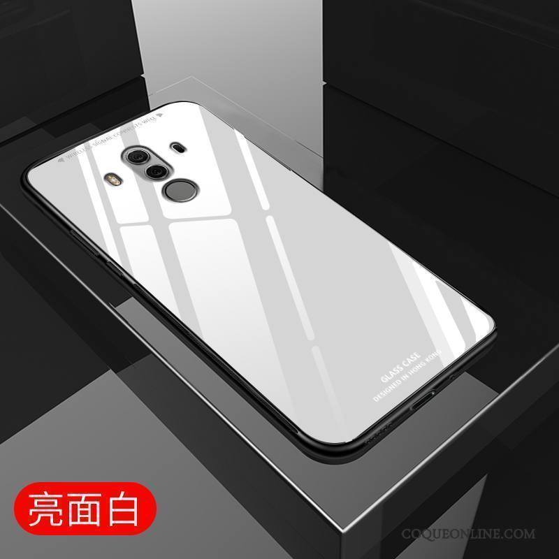 Huawei Mate 10 Coque Protection Tout Compris Étui Créatif Silicone Difficile Blanc