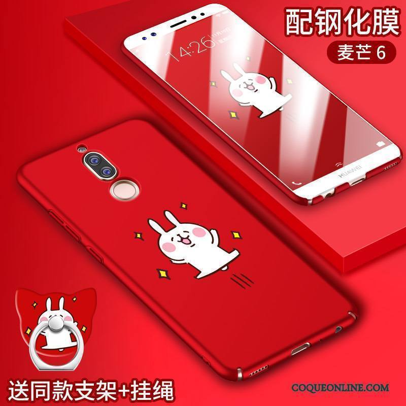 Huawei Mate 10 Lite Charmant Étui Tout Compris Silicone Coque De Téléphone Incassable Rose