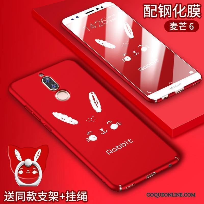 Huawei Mate 10 Lite Charmant Étui Tout Compris Silicone Coque De Téléphone Incassable Rose
