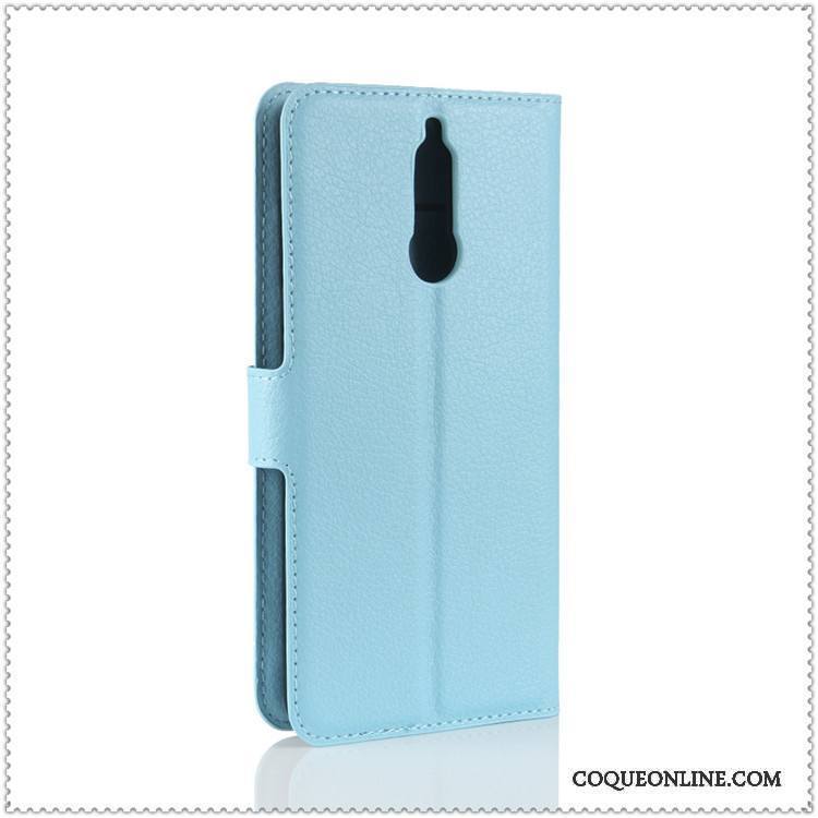 Huawei Mate 10 Lite Coque Carte Protection Incassable Support Étui Vert Téléphone Portable