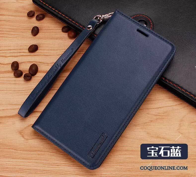 Huawei Mate 10 Lite Coque Cuir Véritable Protection Étui En Cuir Incassable Téléphone Portable Clamshell