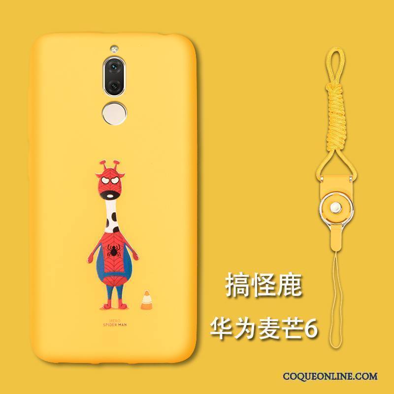 Huawei Mate 10 Lite Coque De Téléphone Délavé En Daim Étui Protection Tendance Vert Silicone