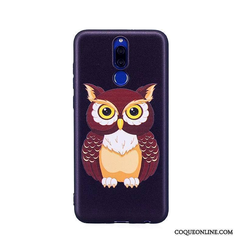 Huawei Mate 10 Lite Coque Fluide Doux Dessin Animé Jeunesse Peinture Protection Gaufrage Tendance