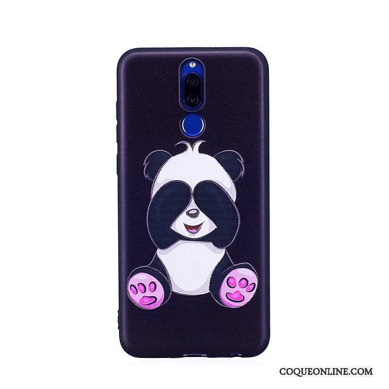 Huawei Mate 10 Lite Coque Fluide Doux Dessin Animé Jeunesse Peinture Protection Gaufrage Tendance