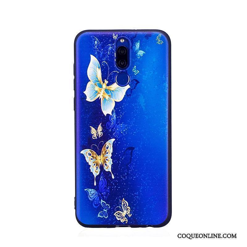 Huawei Mate 10 Lite Coque Fluide Doux Dessin Animé Jeunesse Peinture Protection Gaufrage Tendance