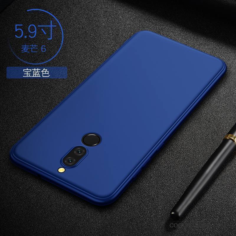 Huawei Mate 10 Lite Coque Incassable Étui Très Mince Tout Compris Silicone Bleu Protection