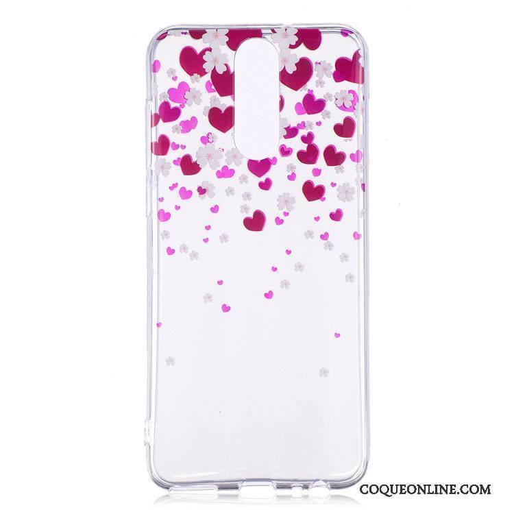 Huawei Mate 10 Lite Coque Ornements Suspendus Étui Protection Dessin Animé Rose Tout Compris Incassable