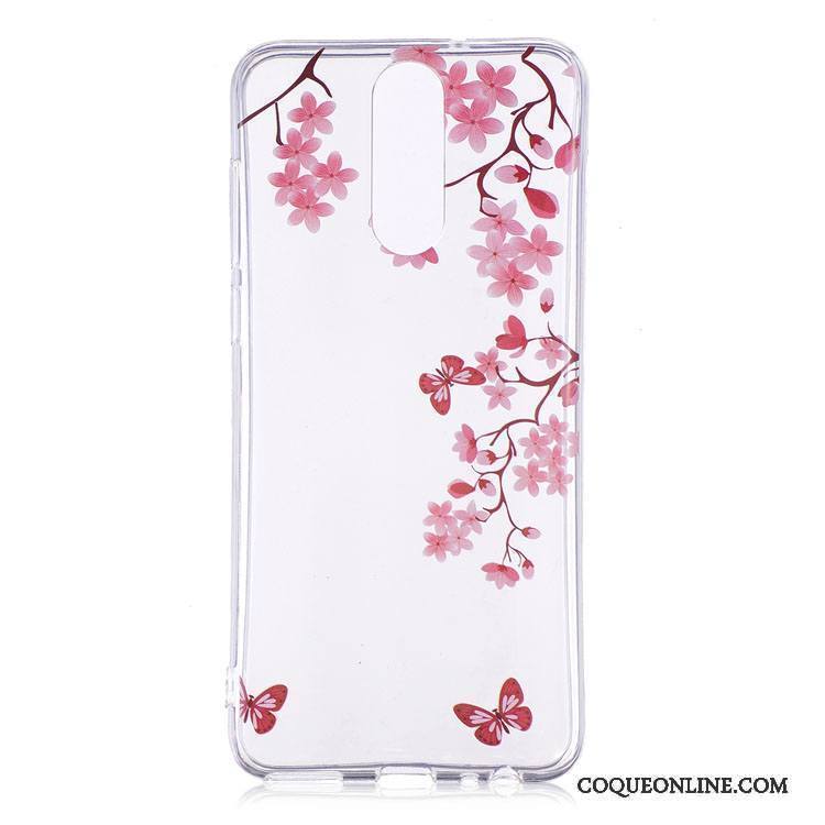 Huawei Mate 10 Lite Coque Ornements Suspendus Étui Protection Dessin Animé Rose Tout Compris Incassable