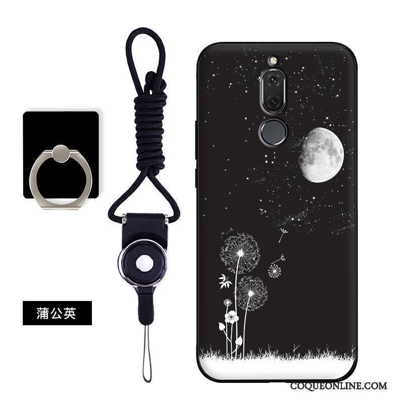 Huawei Mate 10 Lite Coque Personnalité Protection Silicone Bleu Étui Dessin Animé Incassable