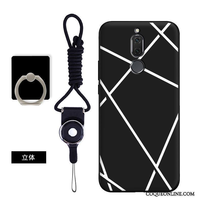 Huawei Mate 10 Lite Coque Personnalité Protection Silicone Bleu Étui Dessin Animé Incassable