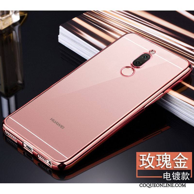 Huawei Mate 10 Lite Coque Protection Fluide Doux Étui Or Rose Silicone Tout Compris Une Agrafe