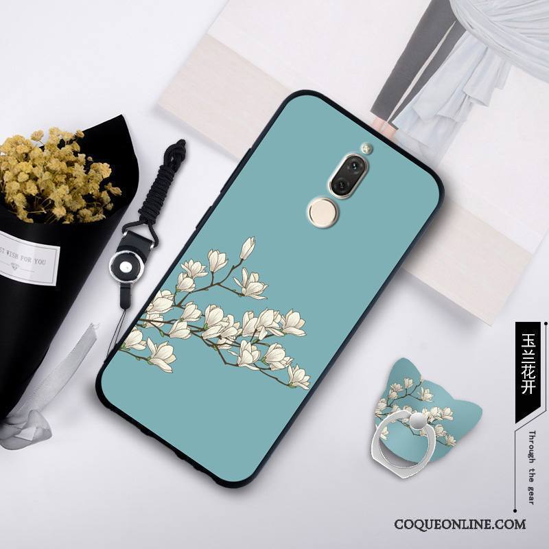 Huawei Mate 10 Lite Coque Protection Tendance Vert Incassable Étui Fluide Doux Tout Compris