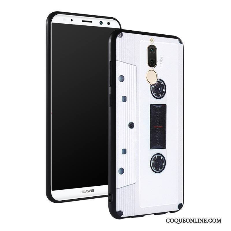 Huawei Mate 10 Lite Coque Tendance Étui Dessin Animé Très Mince Noir Tout Compris Fluide Doux