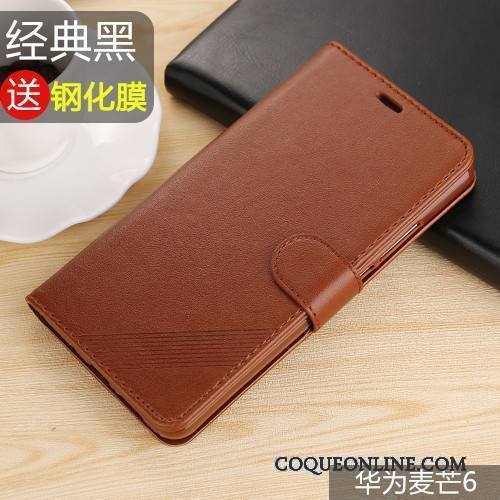 Huawei Mate 10 Lite Coque Étui Fluide Doux Marron De Téléphone Protection Clamshell