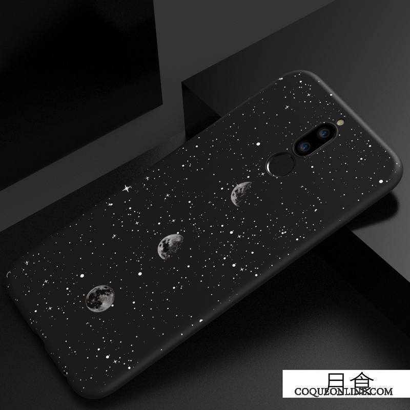 Huawei Mate 10 Lite Créatif Noir Silicone Étui Coque De Téléphone Tout Compris Fluide Doux