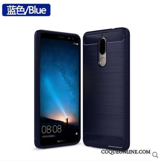 Huawei Mate 10 Lite Incassable Étui Fluide Doux Coque De Téléphone Silicone Protection Rouge