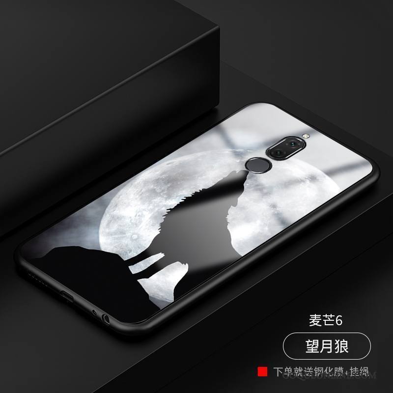 Huawei Mate 10 Lite Motif Protection Personnalité Tout Compris Verre Coque En Silicone Étui