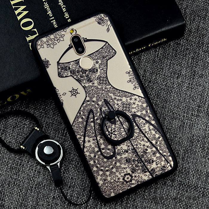 Huawei Mate 10 Lite Ornements Suspendus Tout Compris Silicone Tendance Anneau Coque Incassable