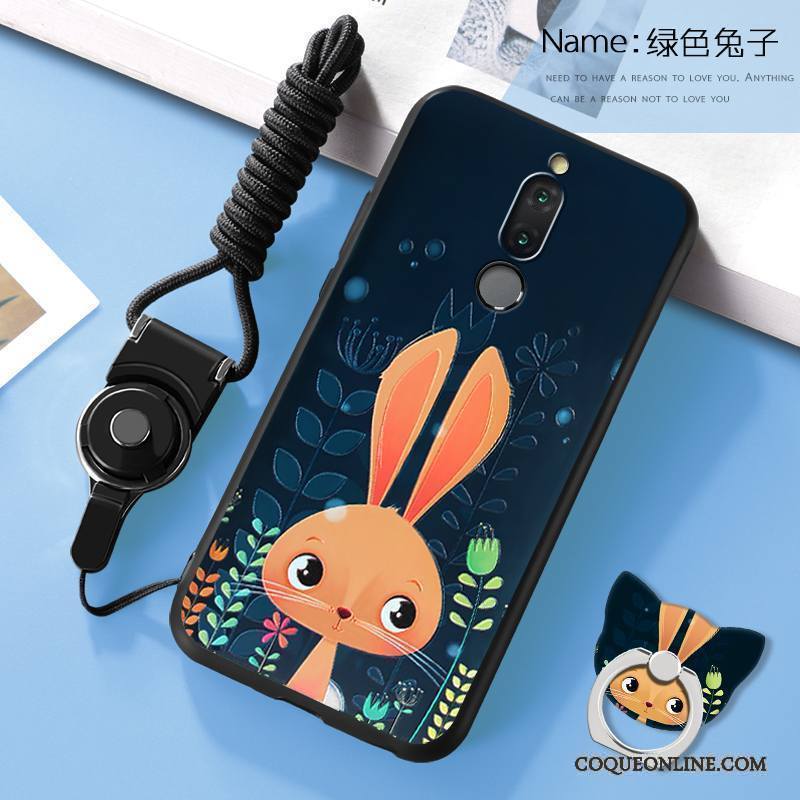 Huawei Mate 10 Lite Protection Étui Coque De Téléphone Tout Compris Vin Rouge Dessin Animé Gaufrage