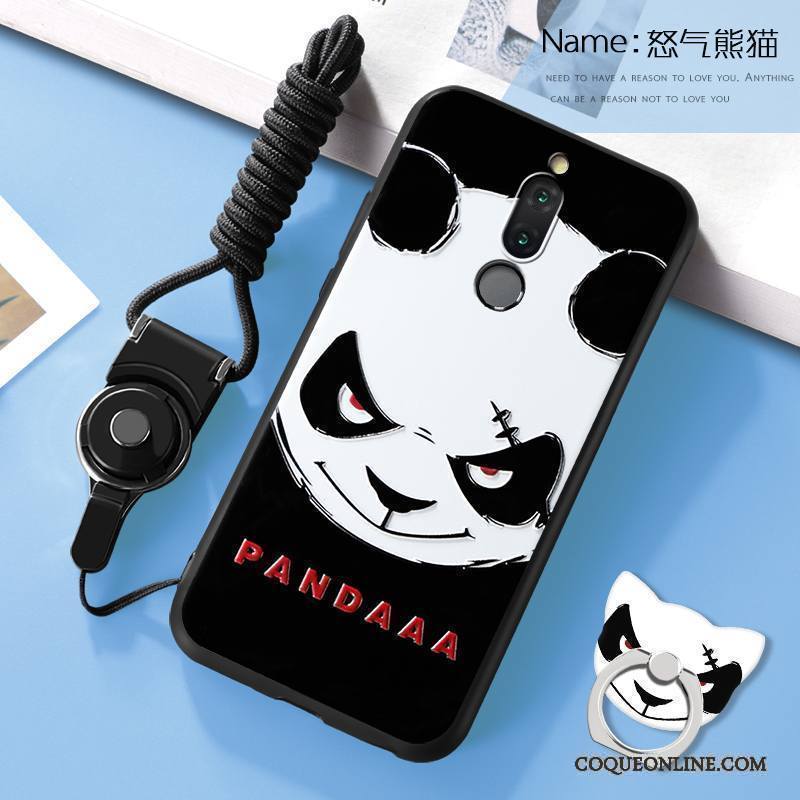 Huawei Mate 10 Lite Protection Étui Coque De Téléphone Tout Compris Vin Rouge Dessin Animé Gaufrage