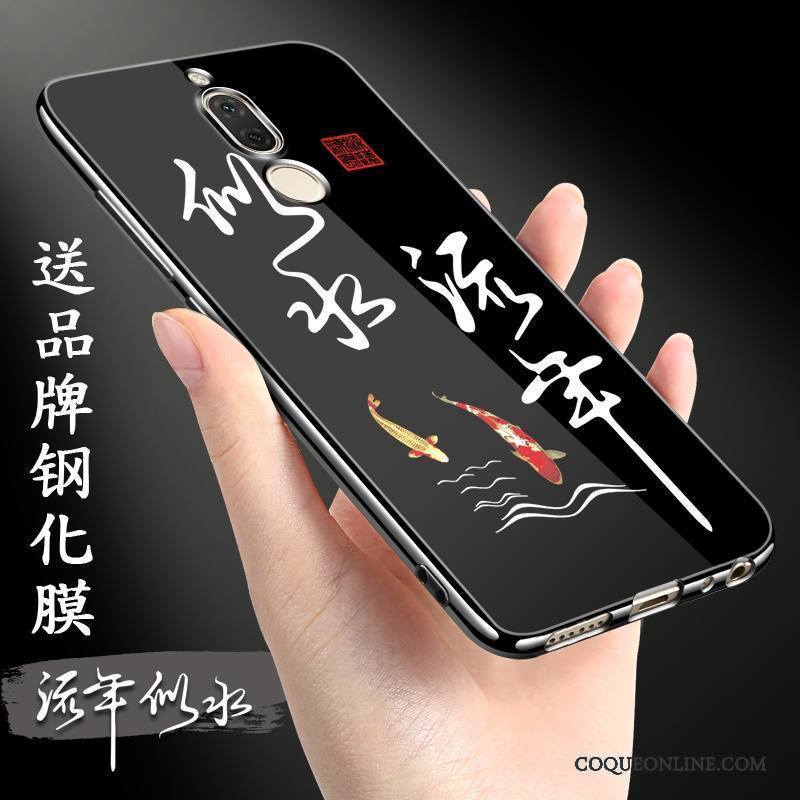 Huawei Mate 10 Lite Protection Étui Incassable Coque De Téléphone Tout Compris Noir Personnalité