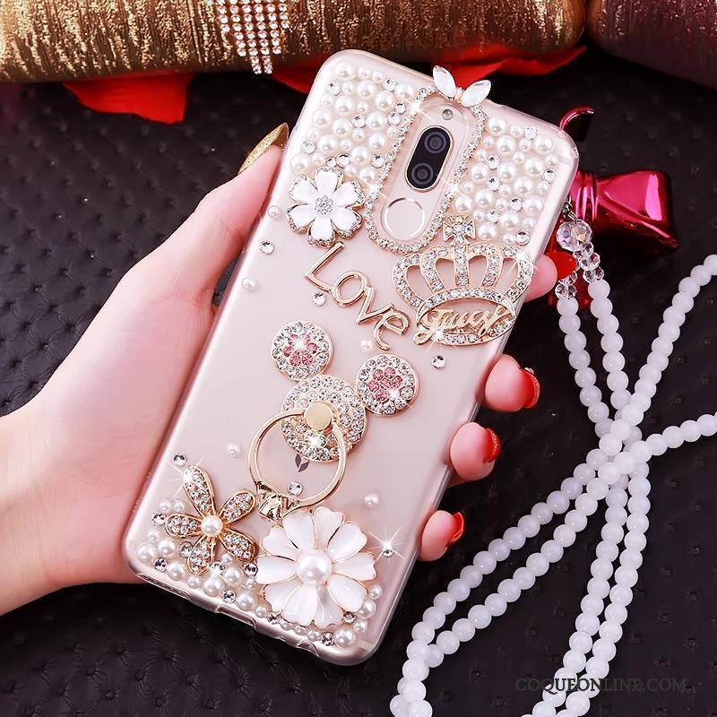 Huawei Mate 10 Lite Silicone Incassable Coque De Téléphone Or Étui Fluide Doux Créatif