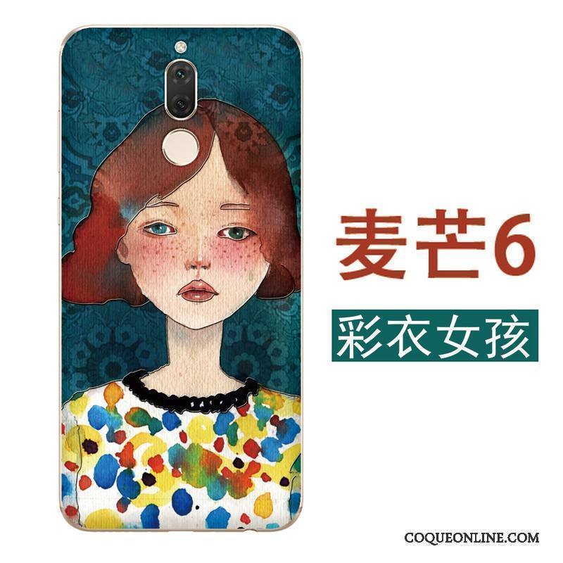 Huawei Mate 10 Lite Silicone Ornements Suspendus Coque De Téléphone Japonais Charmant Fluide Doux Étui