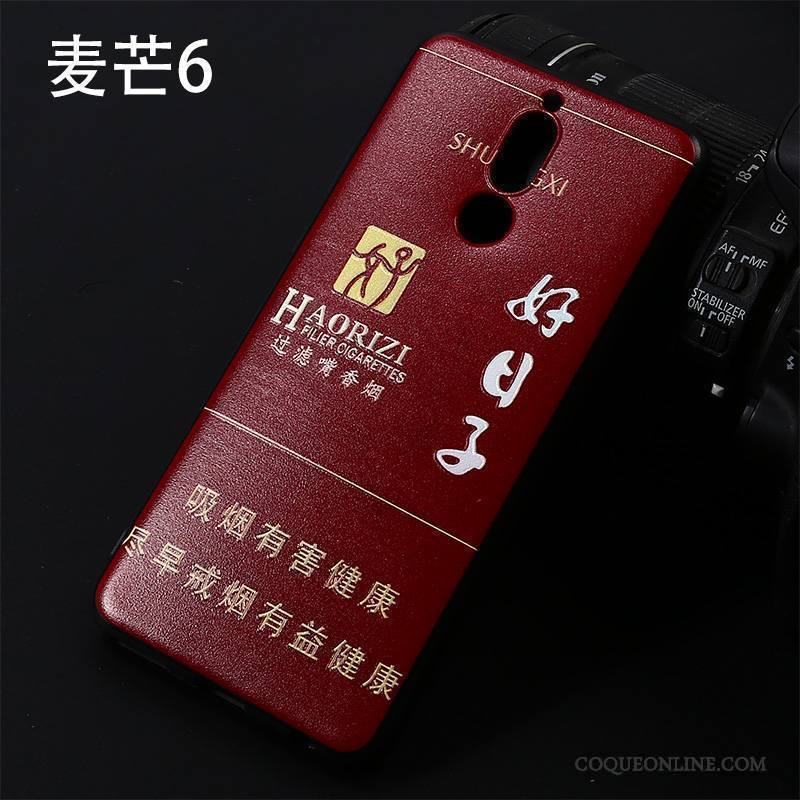 Huawei Mate 10 Lite Tout Compris Fluide Doux Personnalité Gaufrage Protection Étui Coque De Téléphone