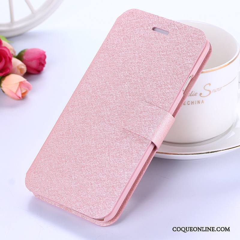 Huawei Mate 10 Lite Téléphone Portable Incassable Clamshell Étui En Cuir Coque De Téléphone Tout Compris Rose