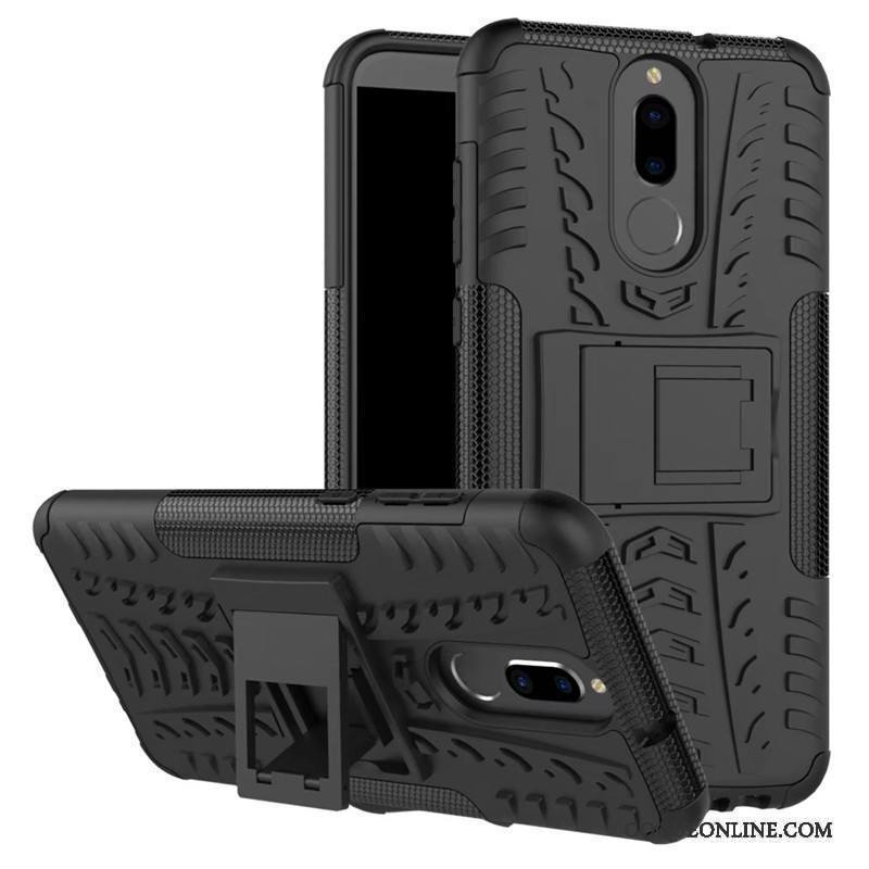 Huawei Mate 10 Lite Téléphone Portable Incassable Modèle Fleurie Silicone Coque Protection Support
