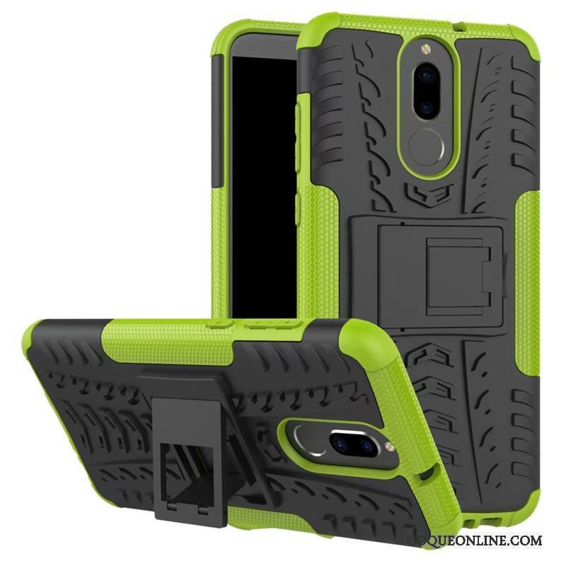 Huawei Mate 10 Lite Téléphone Portable Incassable Modèle Fleurie Silicone Coque Protection Support