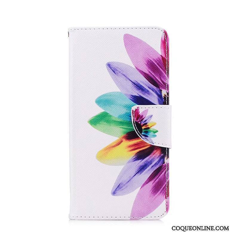 Huawei Mate 10 Lite Étui En Cuir Coque De Téléphone Peinture Noir Housse Jeunesse Protection