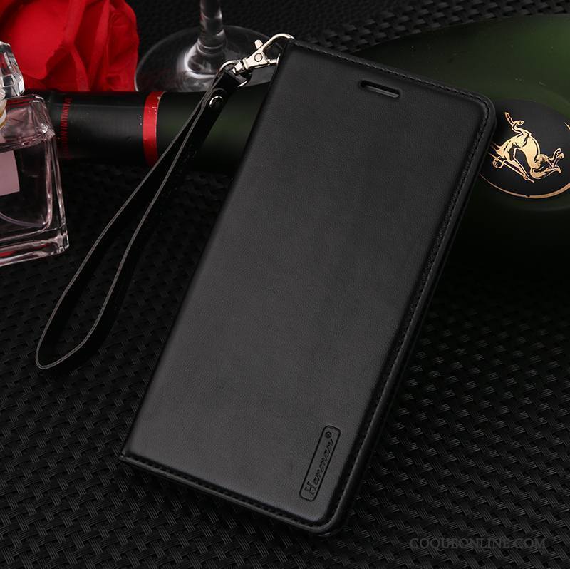 Huawei Mate 10 Lite Étui En Cuir Ornements Suspendus Incassable Protection Housse Cuir Véritable Coque De Téléphone