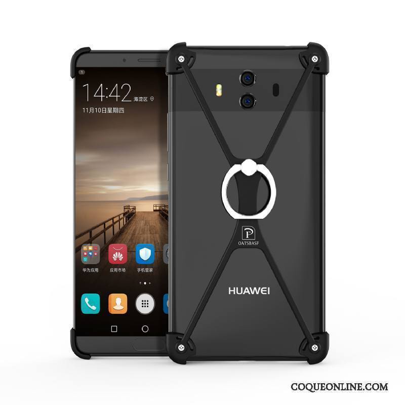 Huawei Mate 10 Métal Protection Tendance Créatif Anneau Coque Border