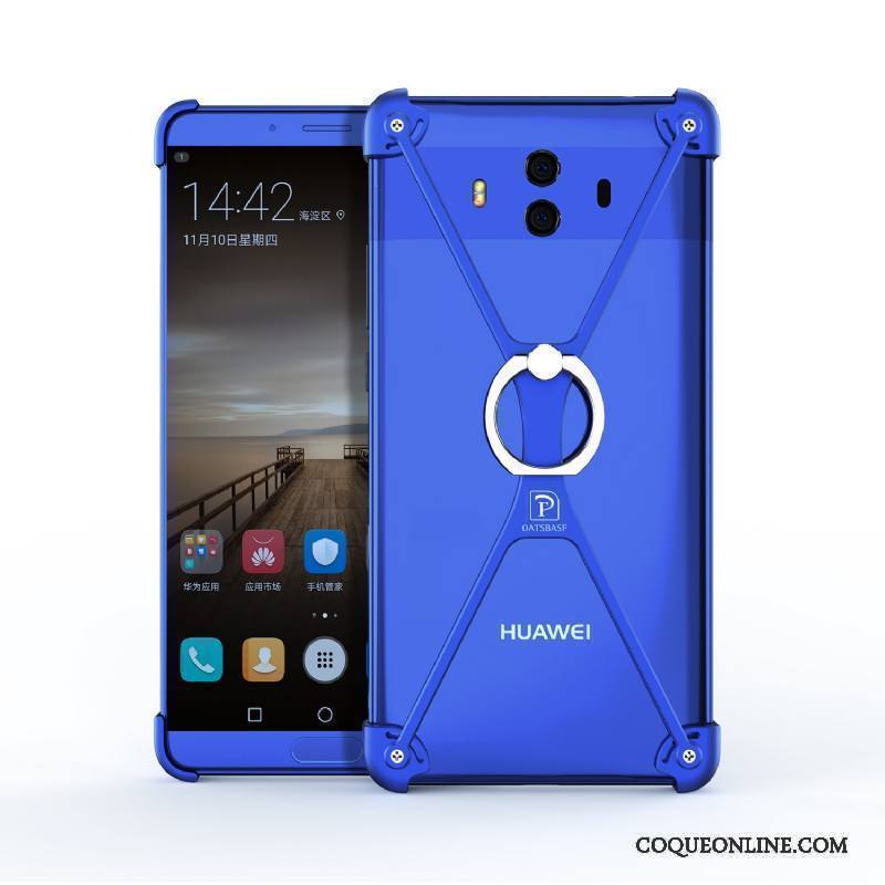 Huawei Mate 10 Métal Protection Tendance Créatif Anneau Coque Border