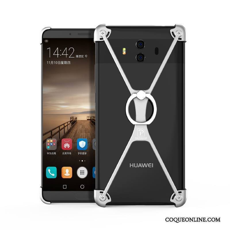 Huawei Mate 10 Métal Protection Tendance Créatif Anneau Coque Border