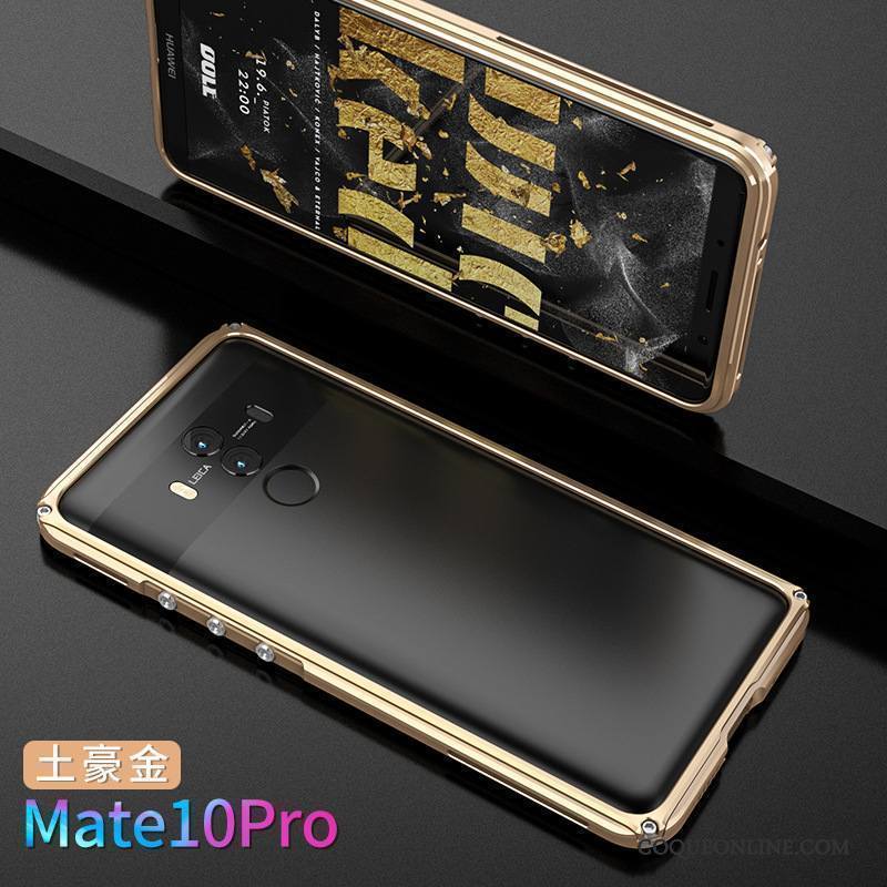 Huawei Mate 10 Pro Argent Étui Coque De Téléphone Nouveau Métal Personnalité Protection