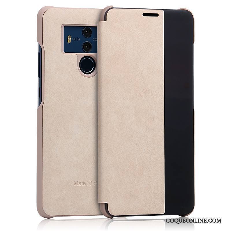 Huawei Mate 10 Pro Bleu Housse Business Protection Coque De Téléphone Incassable Étui En Cuir