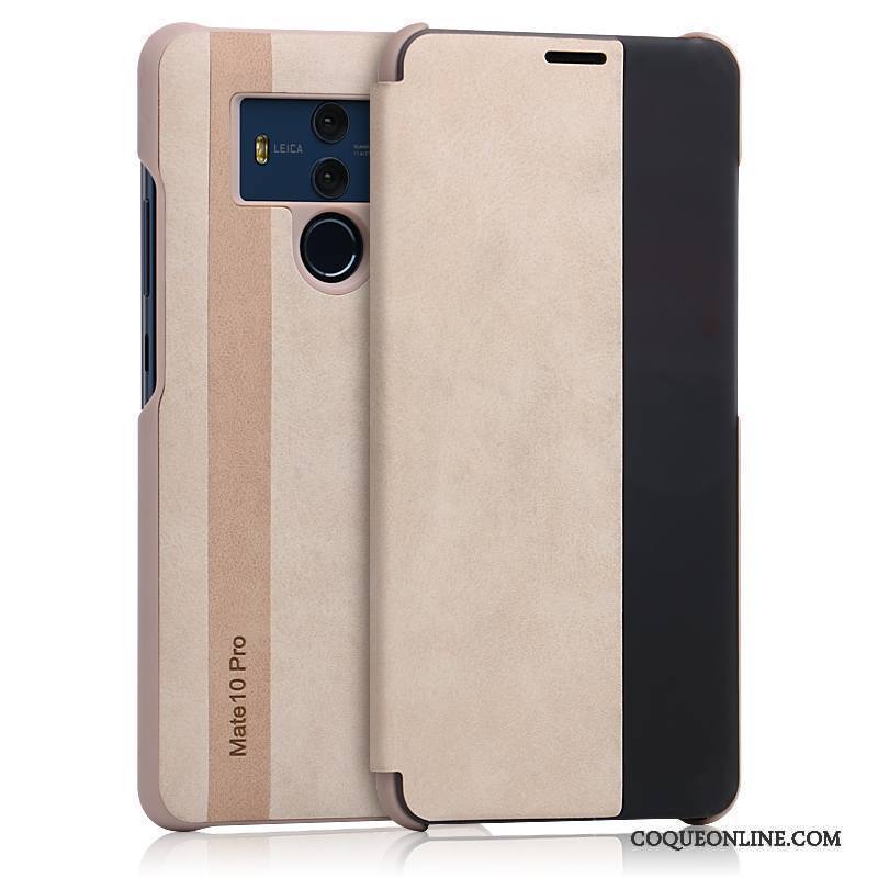 Huawei Mate 10 Pro Bleu Housse Business Protection Coque De Téléphone Incassable Étui En Cuir