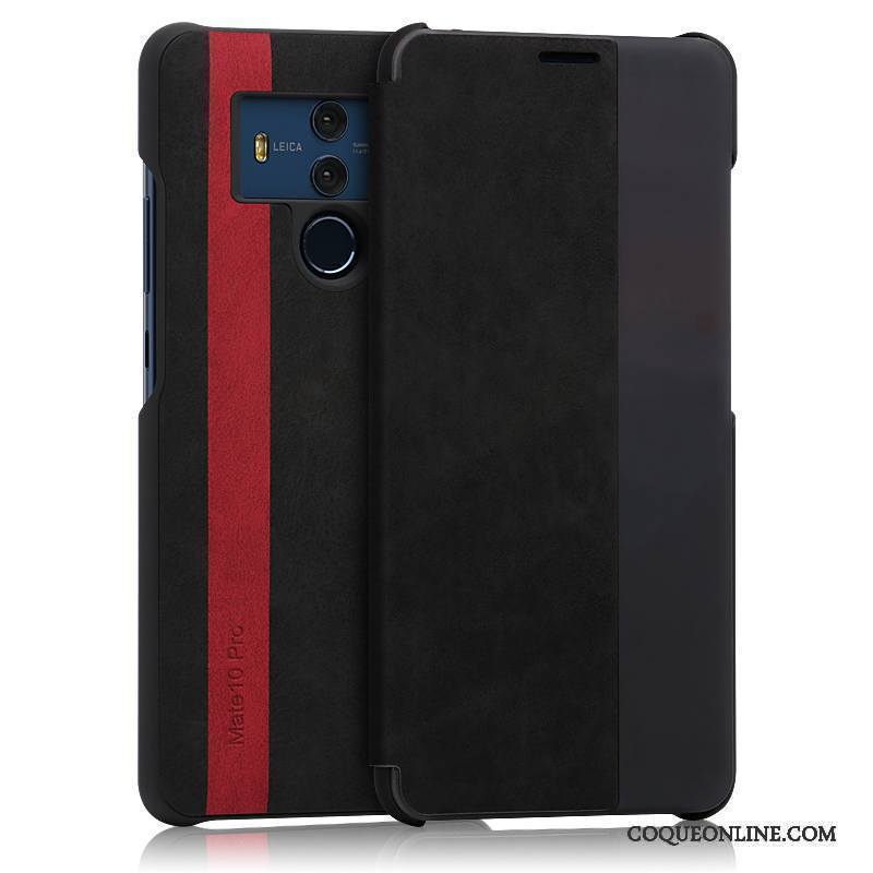 Huawei Mate 10 Pro Bleu Housse Business Protection Coque De Téléphone Incassable Étui En Cuir