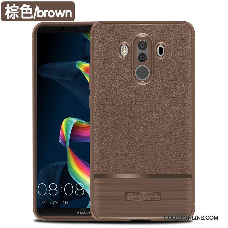 Huawei Mate 10 Pro Bleu Silicone Coque Incassable De Téléphone Protection Étui