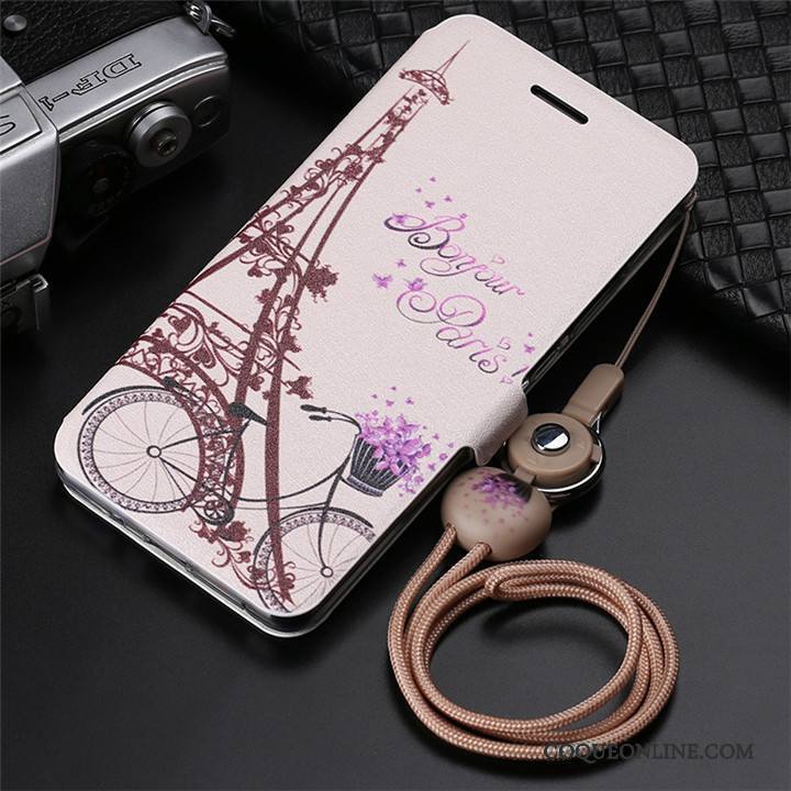 Huawei Mate 10 Pro Clamshell Téléphone Portable Dessin Animé Protection Coque Étui En Cuir Ornements Suspendus