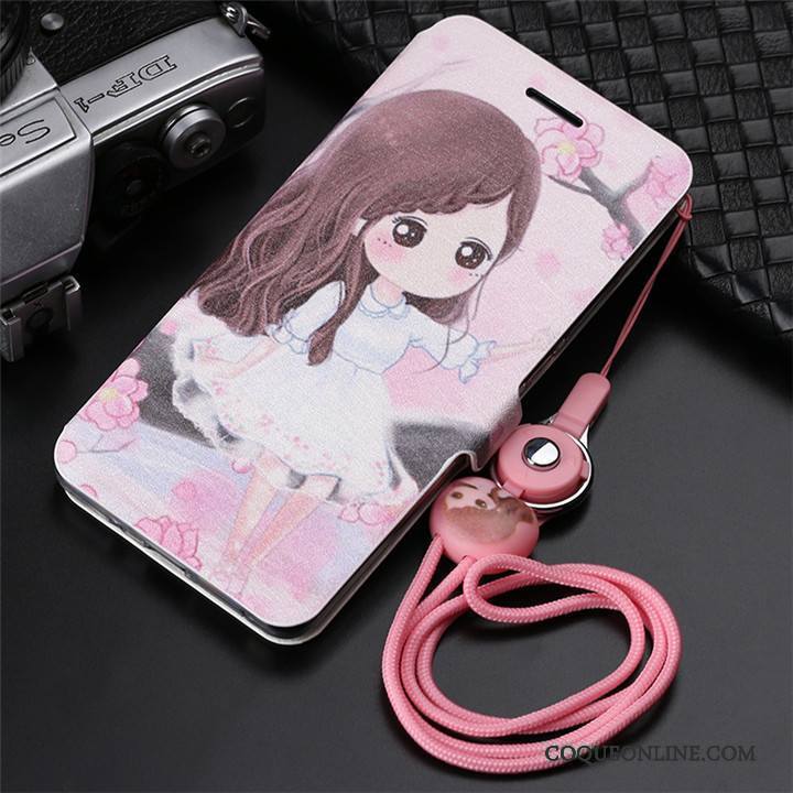 Huawei Mate 10 Pro Clamshell Téléphone Portable Dessin Animé Protection Coque Étui En Cuir Ornements Suspendus