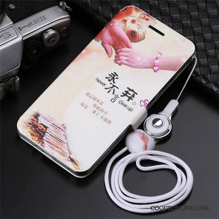 Huawei Mate 10 Pro Clamshell Téléphone Portable Dessin Animé Protection Coque Étui En Cuir Ornements Suspendus