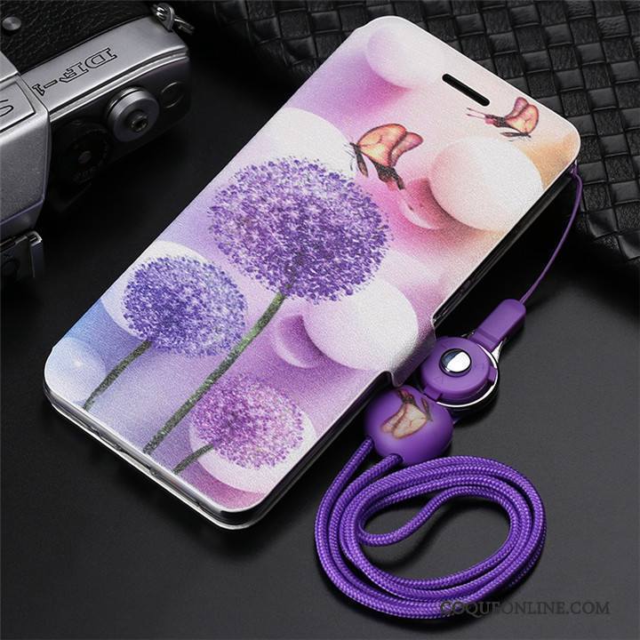 Huawei Mate 10 Pro Clamshell Téléphone Portable Dessin Animé Protection Coque Étui En Cuir Ornements Suspendus