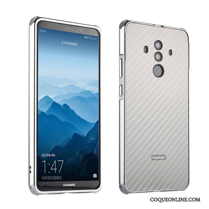 Huawei Mate 10 Pro Coque Border Couvercle Arrière Métal Protection Créatif Étui Tendance