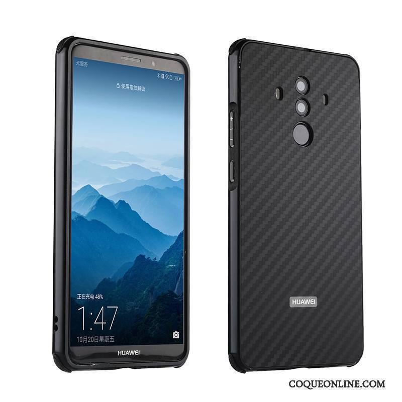 Huawei Mate 10 Pro Coque Border Couvercle Arrière Métal Protection Créatif Étui Tendance